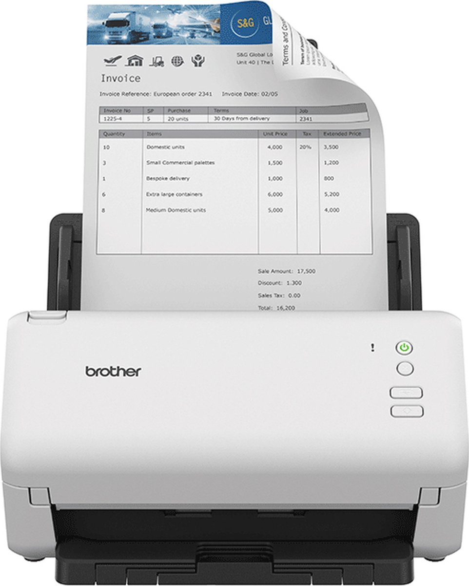 Brother ADS-4100 - document scanner - desktop - USB 3.0 USB 2.0 (Host)