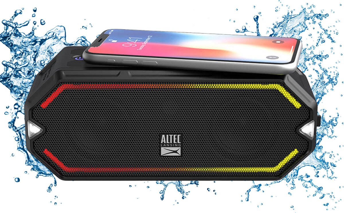 Altec Lansing Speaker IMW1300 HydraBlast RGB Waterproof Black