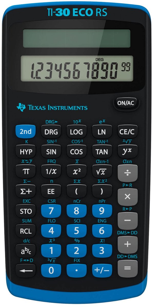 Texas Instruments TI-30 eco RS - scientific calculator