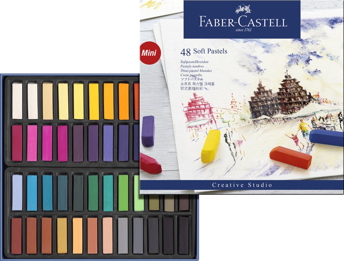 Faber-Castell Bløde pastelkridt 48 stk.