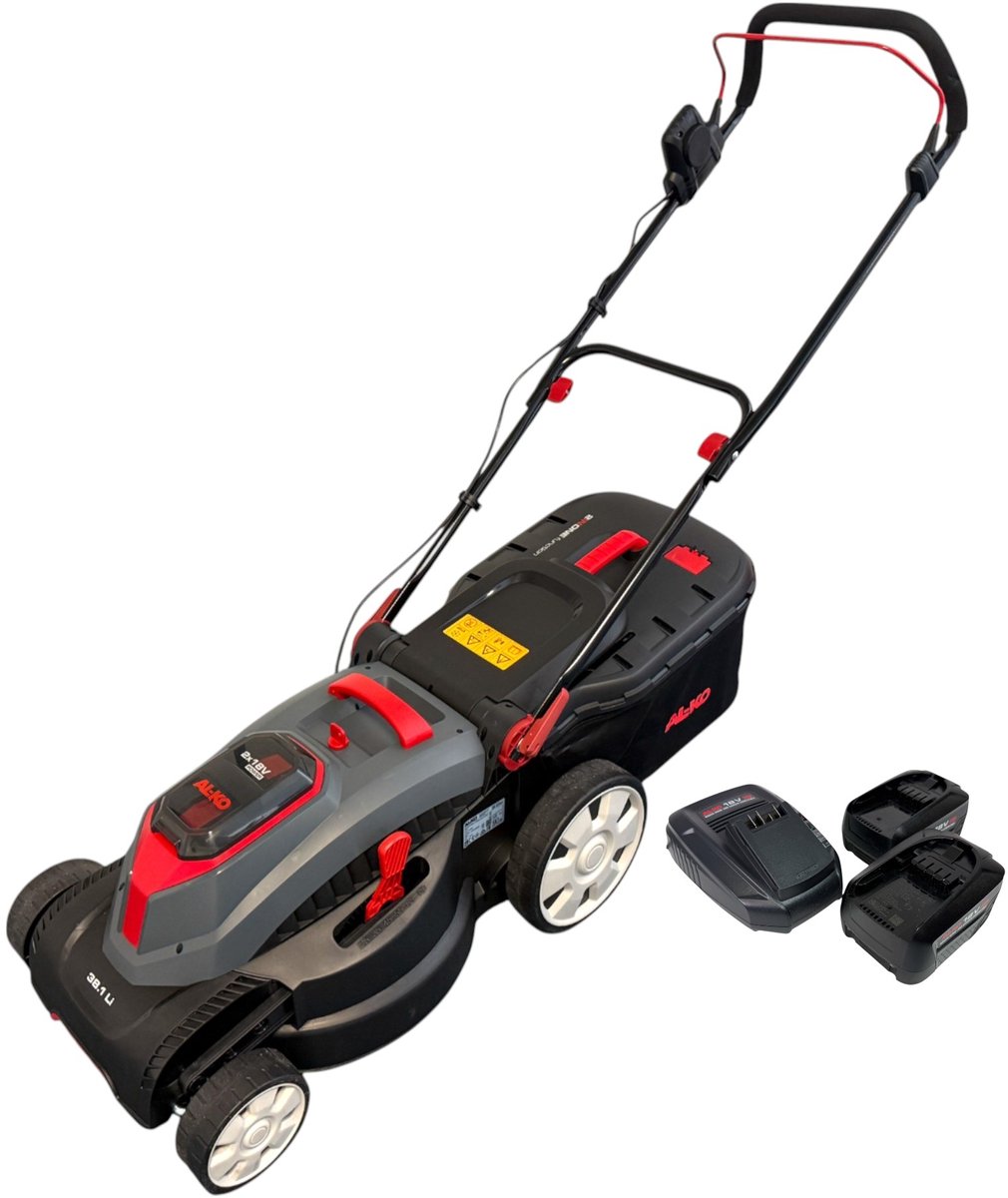 AL-KO Akkuplæneklipper 18 V Comfort 38.1 Li inkl. 2 batterier og lader