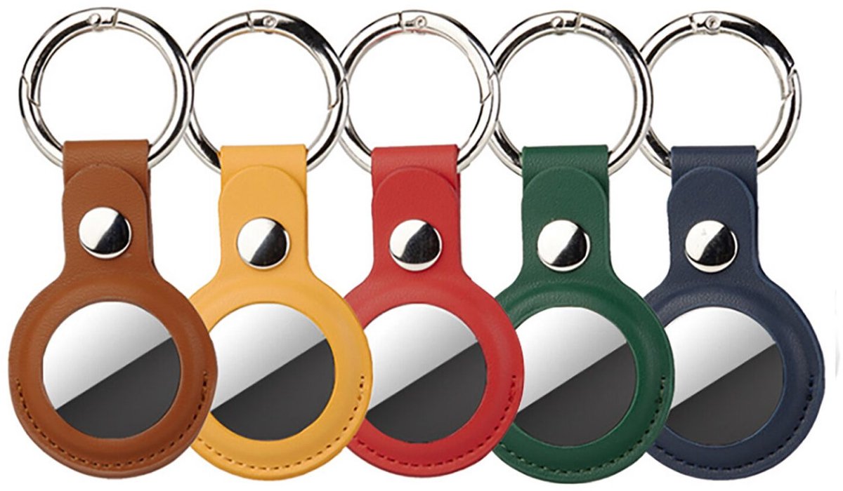 4smarts Leatherette Case Set for AirTags 5 pieces