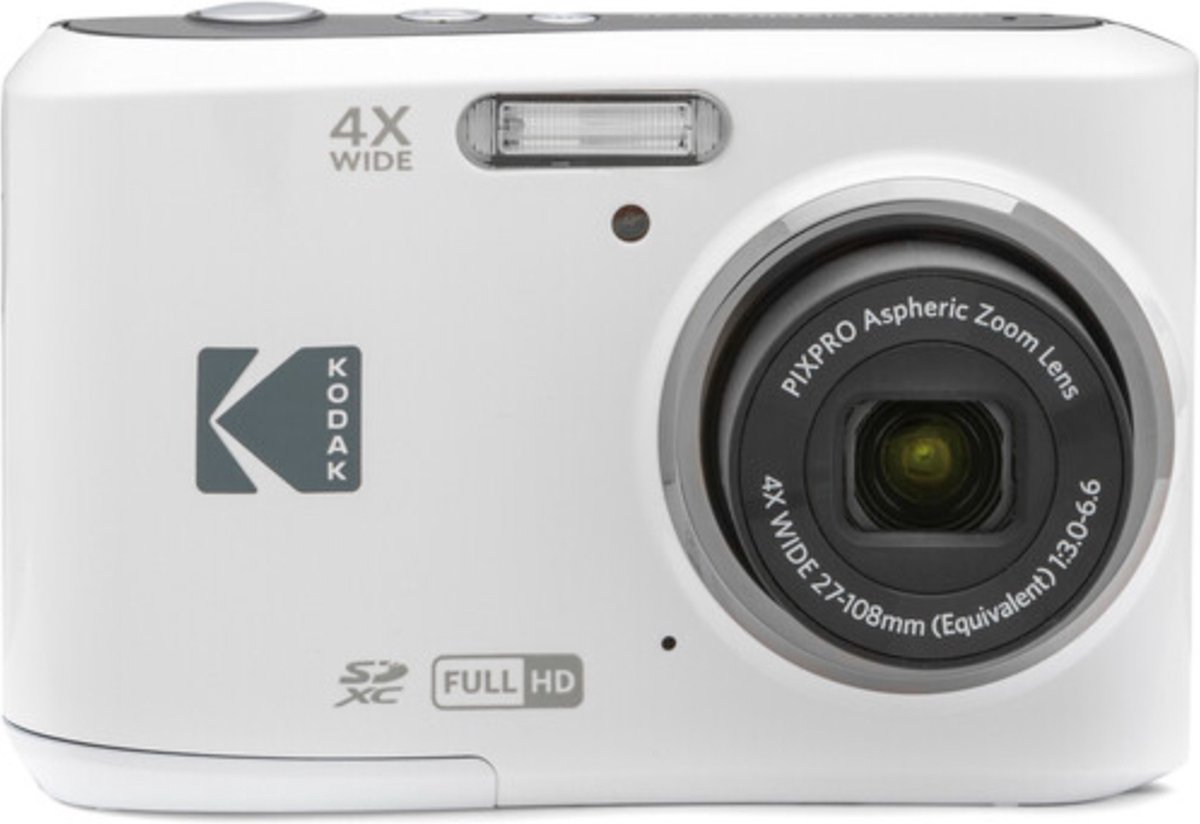 KODAK Pixpro Friendly Zoom FZ45 White - Compact Digital Camera