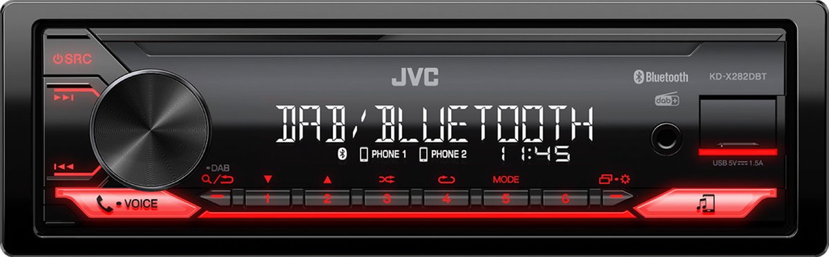 JVC KD X282DBT - Bilradio