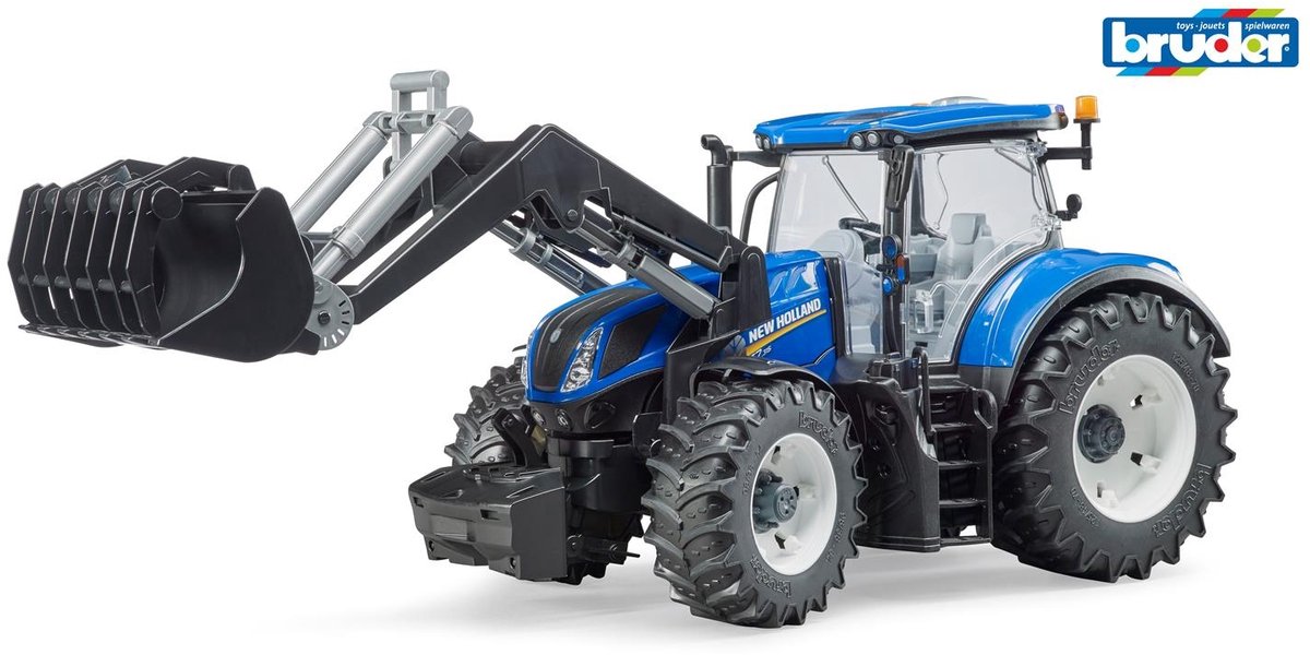 Bruder New Holland T7.315 traktor med frontlæsser legetøj
