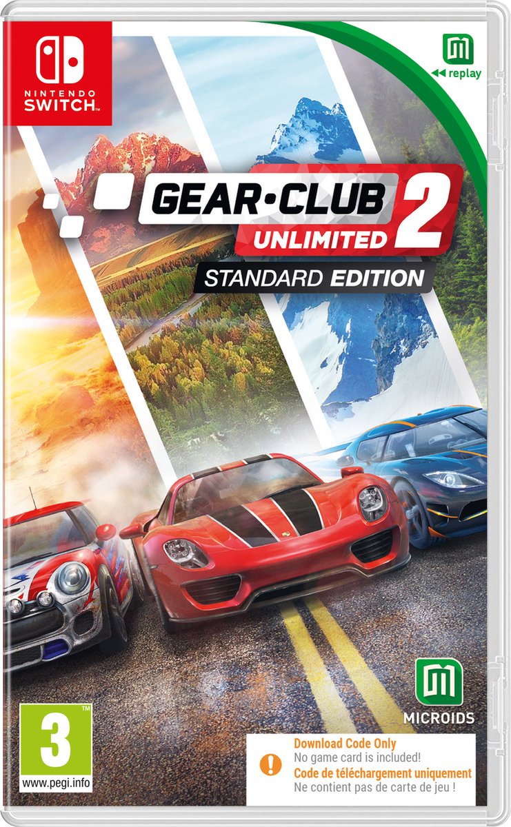Gear.Club Unlimited 2 (Code in a Box) - Nintendo Switch - Racing