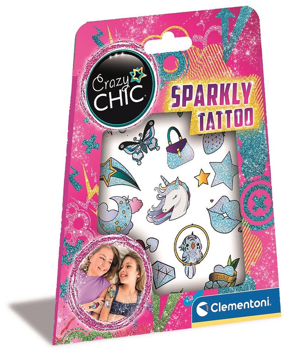 Clementoni Crazy Chic Sparkly Tattoo
