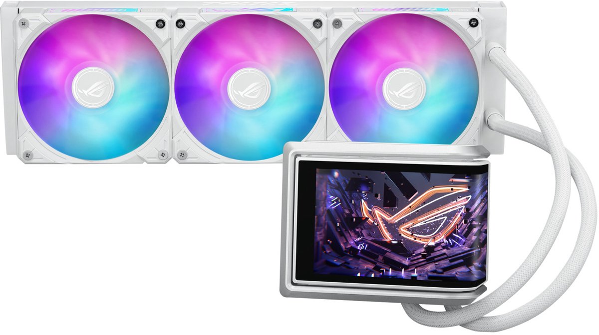 ASUS ROG RYUO IV 360 ARGB WHITE - CPU Vandkøling - Max 30 dBA