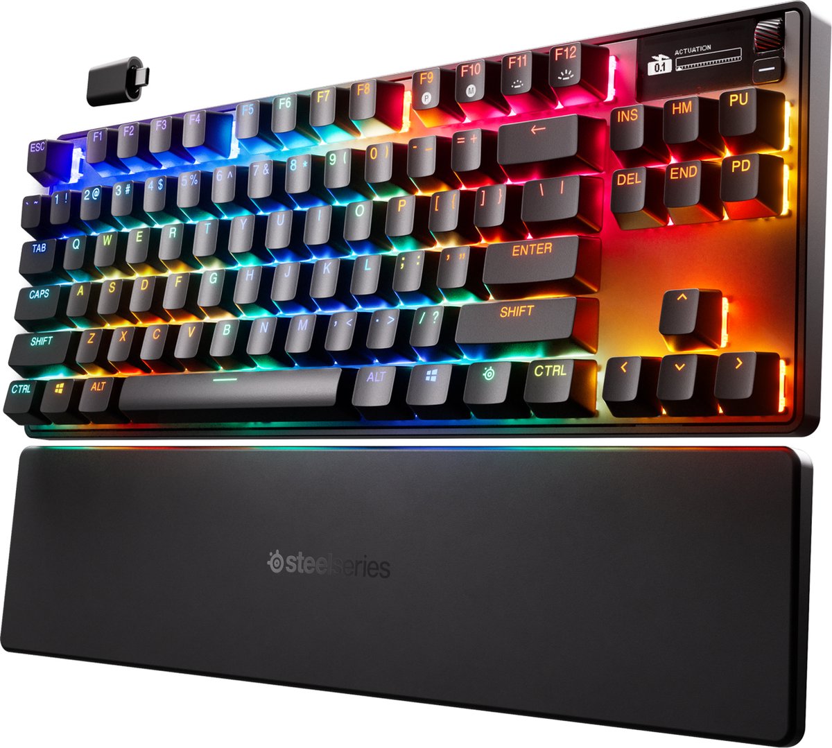 SteelSeries Apex Pro TKL Wireless Gen 3 - Gaming Tastatur - Uden Numpad - Amerikansk engelsk - Sort