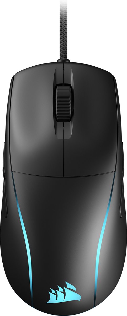 Corsair M75 Lightweight RGB - Gaming Mus - Optisk - 6 knapper - Sort med RGB lys