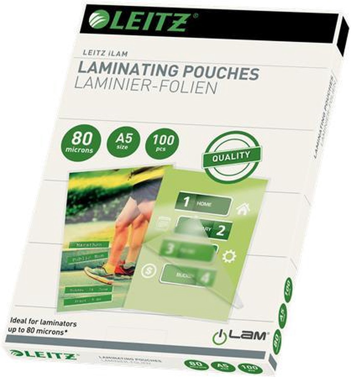 Leitz - 100 - A5 - lamination pouches