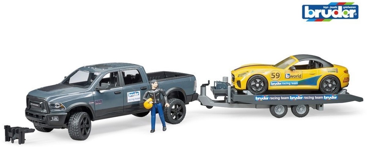 Bruder Dodge Ram 2500 Power Wagon and Roadster