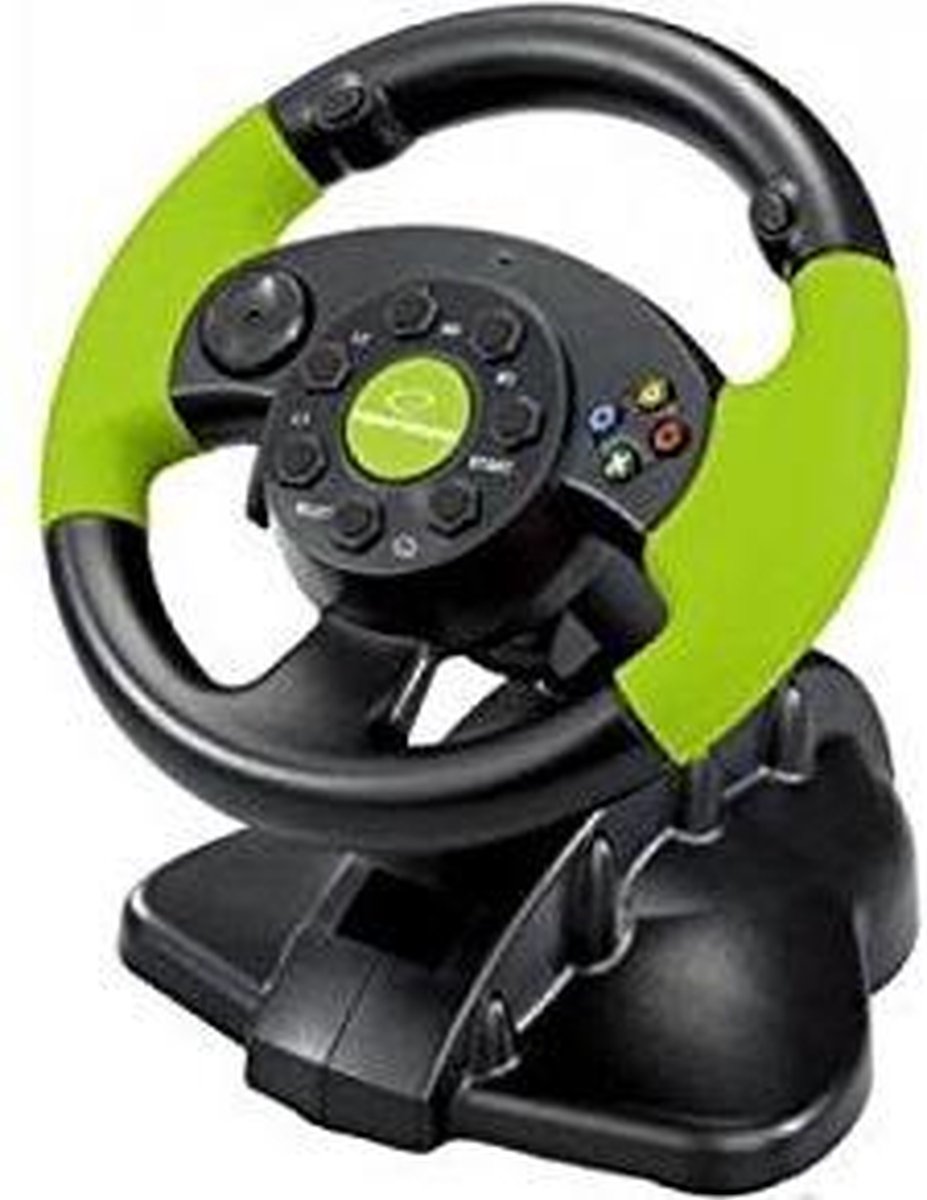 Esperanza Steering Wheel High Octane XBOX Edition - Wired Steering wheel & Pedal set - Microsoft Xbox 360