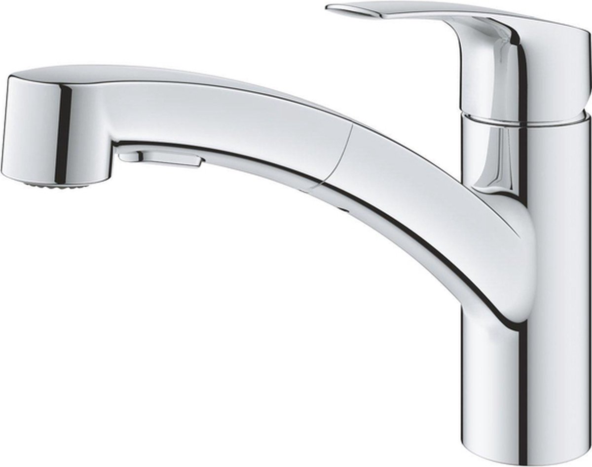 Grohe Eurosmart køkkenarmatur med lav tud, krom