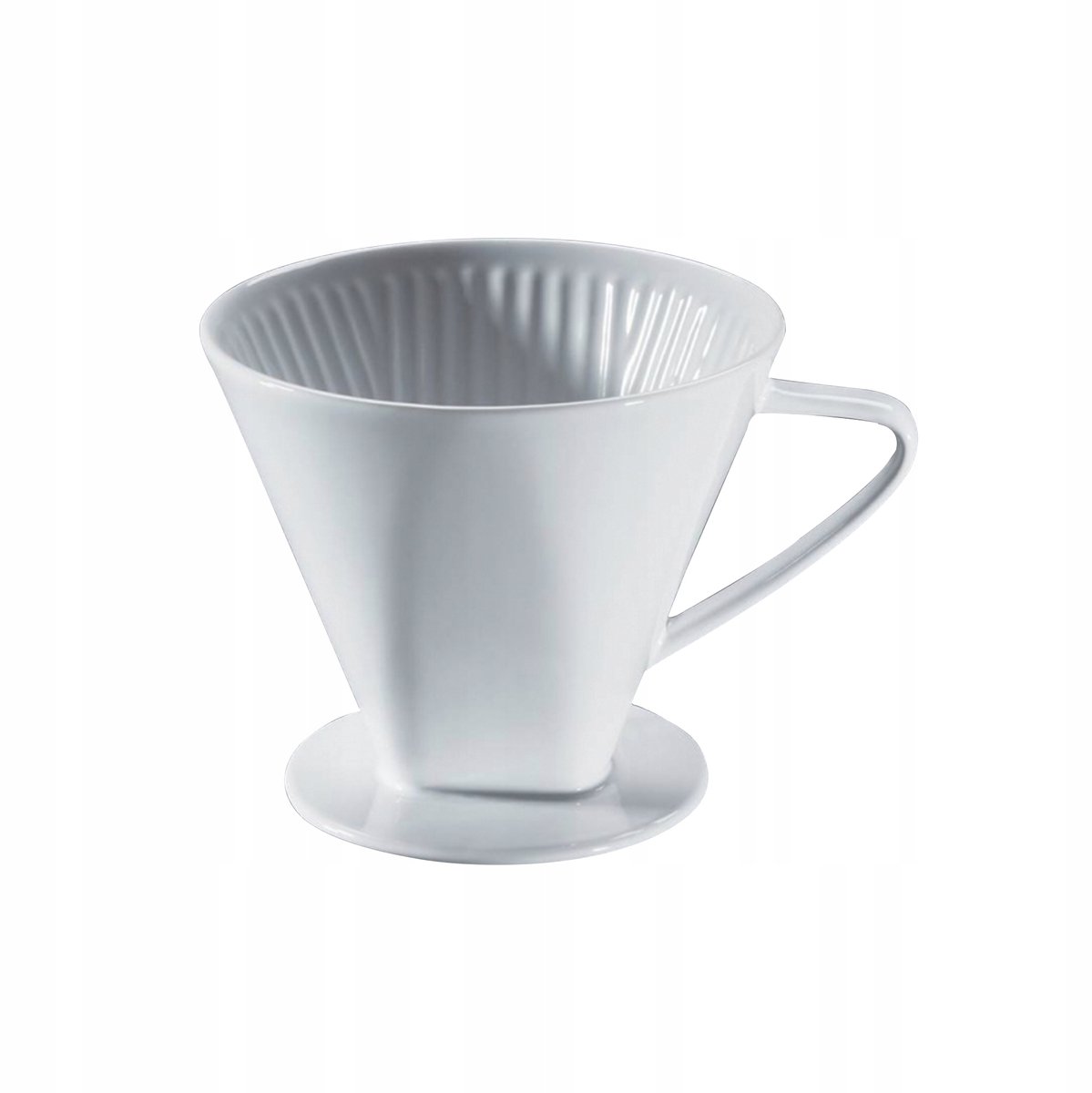 Cilio Kaffetragt porcelæn str. 6, hvid