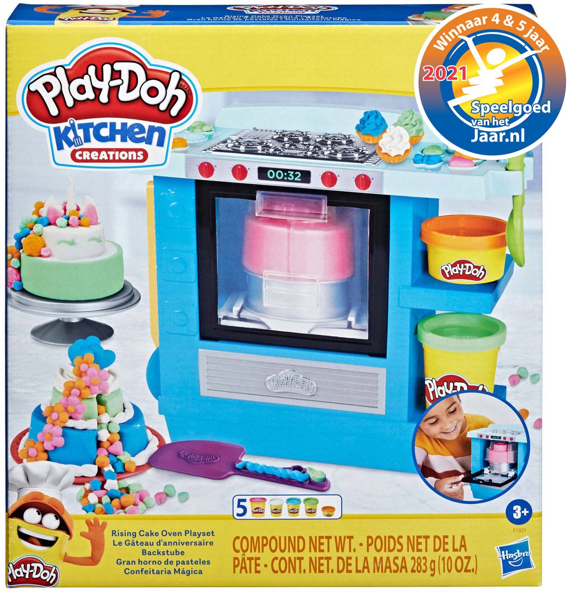 Hasbro Play-Doh Kitchen Creations Rising Cake Oven-legesæt