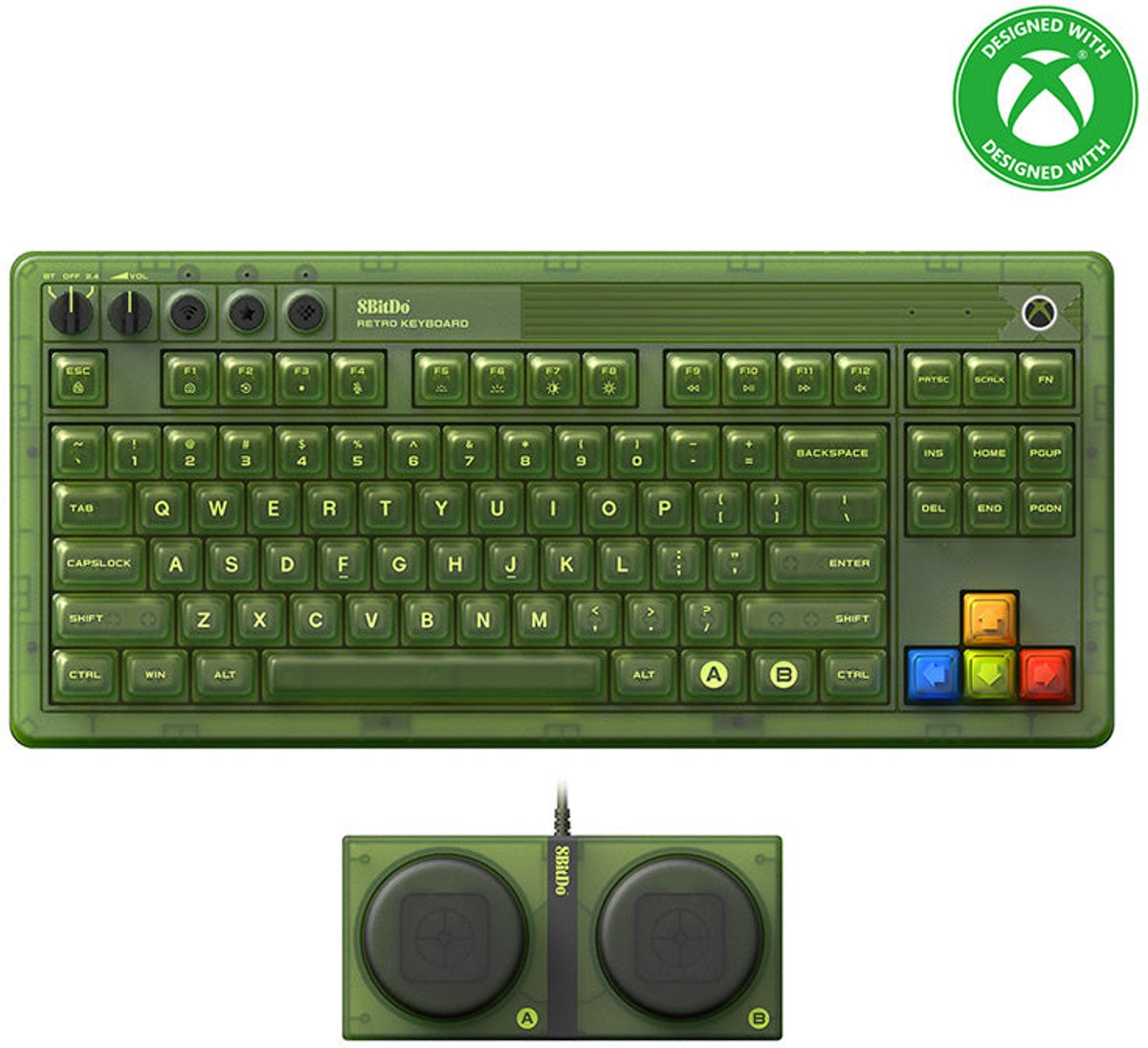8BitDo Mechanical Keyboard - Xbox Edition - Engelsk - UK