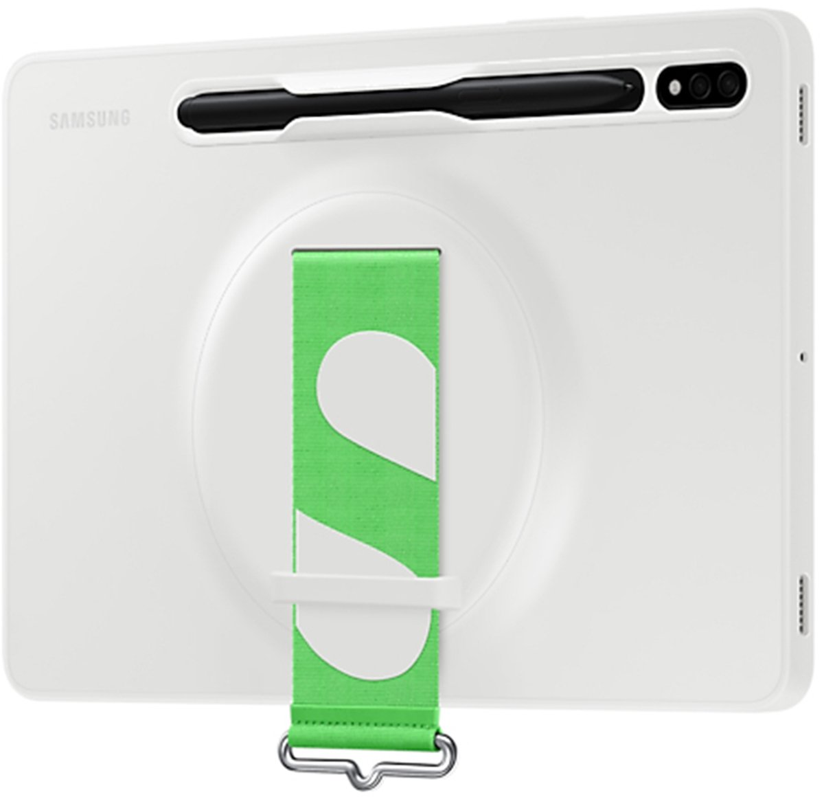Samsung Galaxy Tab S8 Strap Cover - White