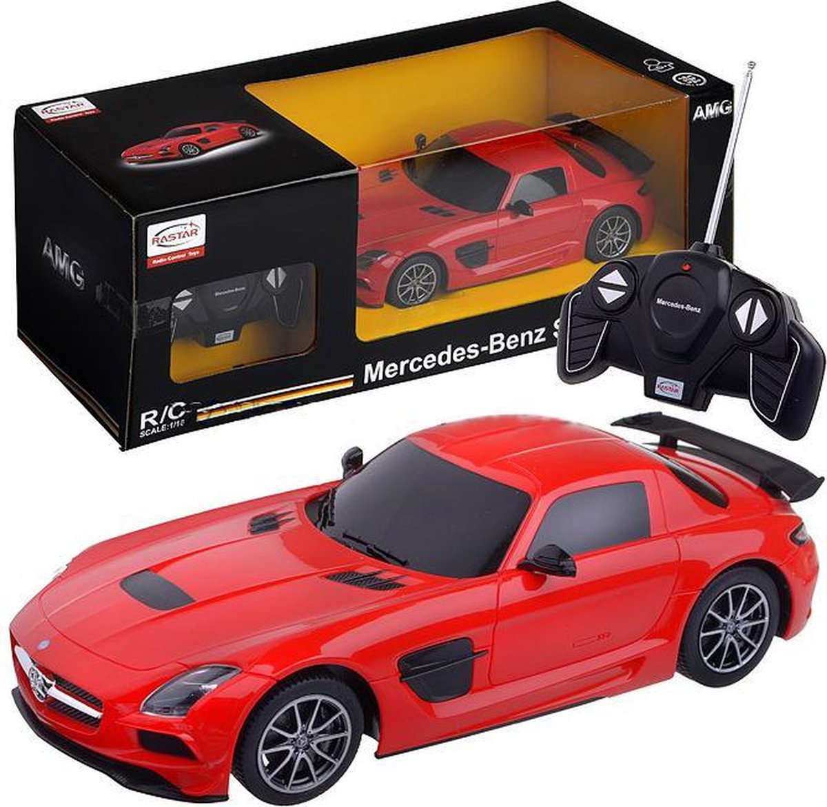 RASTAR R/C 1:18 Mercedes-Benz SLS AMG Yellow