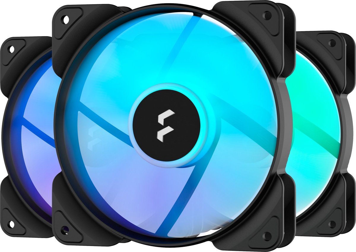 Fractal Design Aspect 12 RGB PWM - Kabinet køler - 120mm - Sort