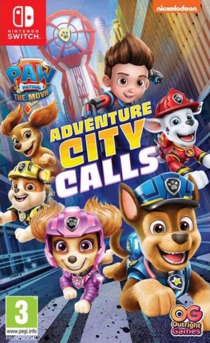 PAW Patrol The Movie: Adventure City Calls - Nintendo Switch - Platformer