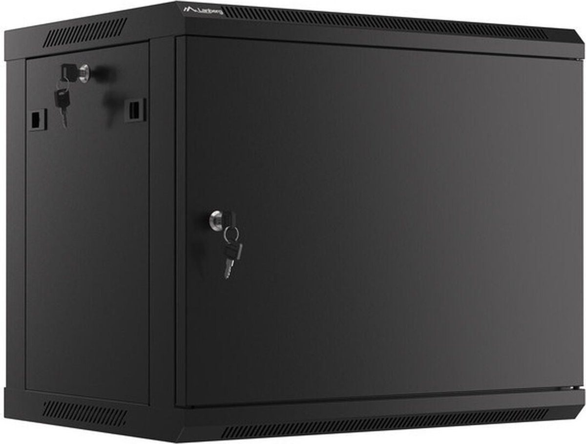 Lanberg WF01-6409-00B - 9U Wall-Mount Rack Cabinet