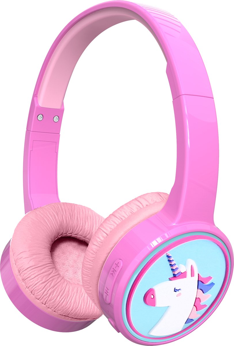 DENVER Trådløs børnehovedtelefon - 85dB Max - Pink