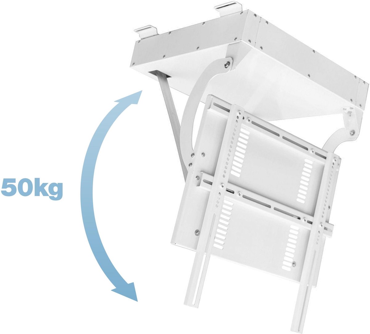 Multibrackets M Motorized Ceiling Mount Pro - Maks 50 kg - Maks størrelse 75"