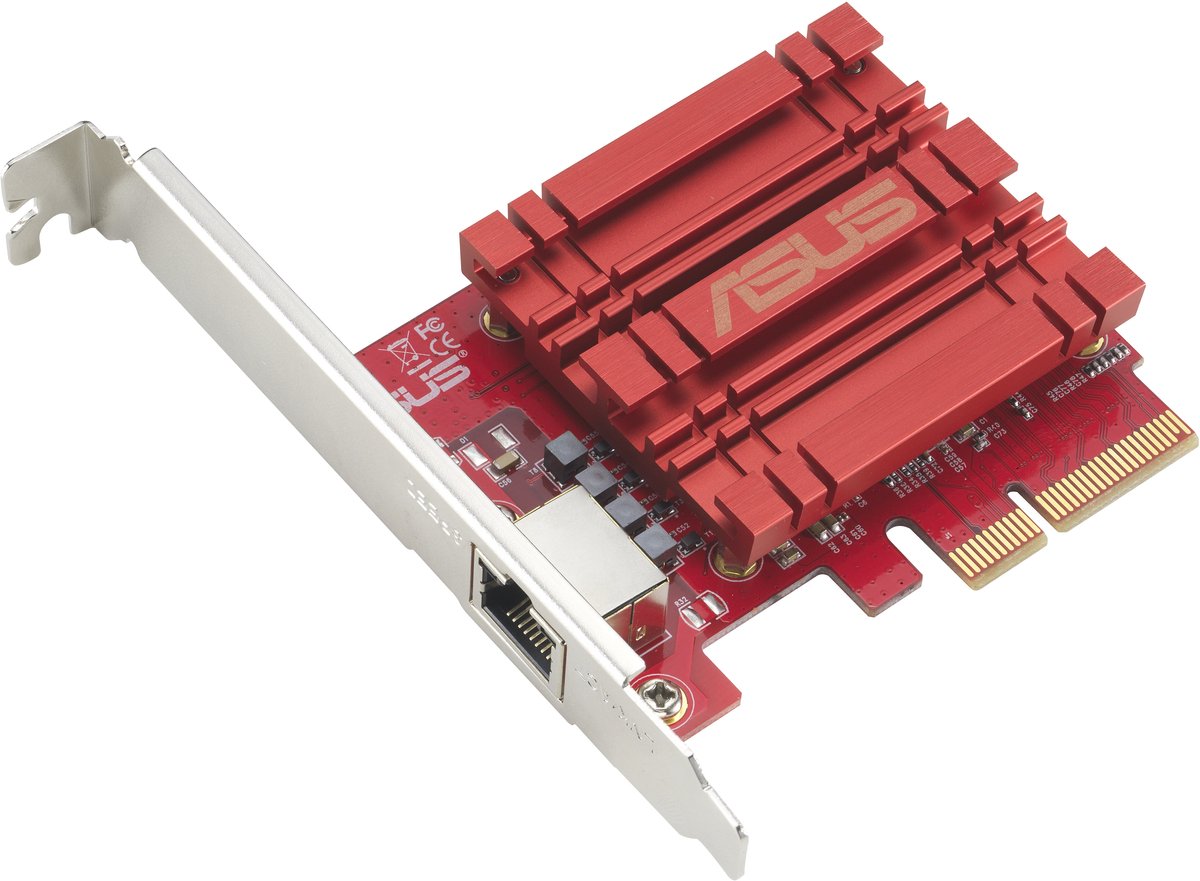 ASUS XG-C100C 10GBase-T PCIe Network Adapter RJ-45 (5/2.5/1GB Compatible)