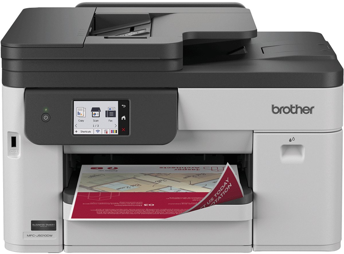 Brother MFC-J5010DW - Inkjet | A4 | 1200 x 4800 dpi | Wi-Fi Multifunktion - Farve - Blæk