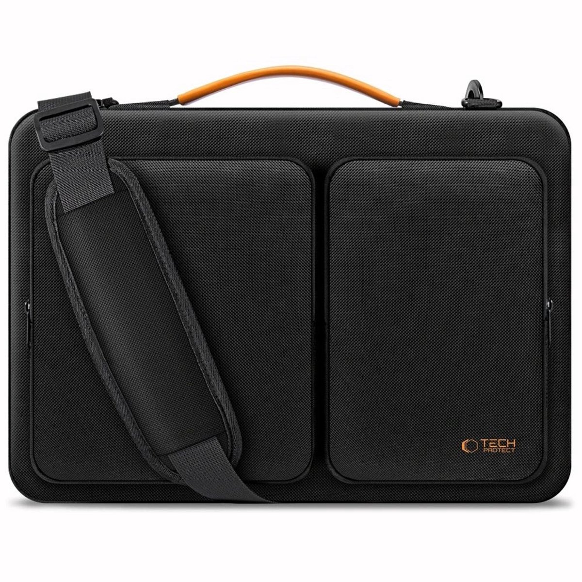 Tech-Protect Defender Laptop Bag 13-14 - Black/Orange