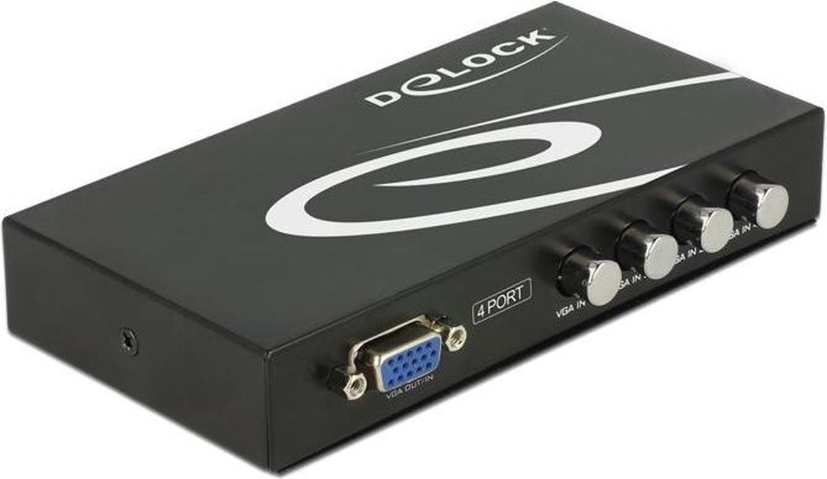 DeLOCK Switch VGA 4 port manual bidirectional