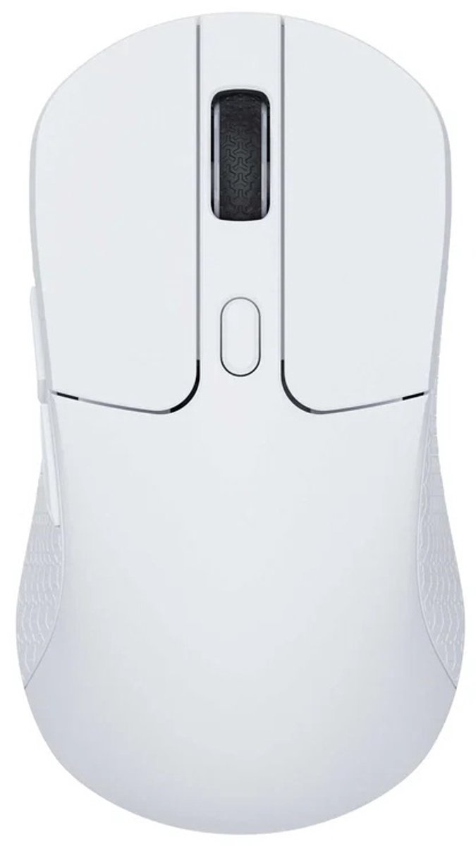 Keychron M3 RGB Light 79g Wireless 1K - Gaming Mus - Optisk - 5 knapper - Hvid med RGB-LED lys