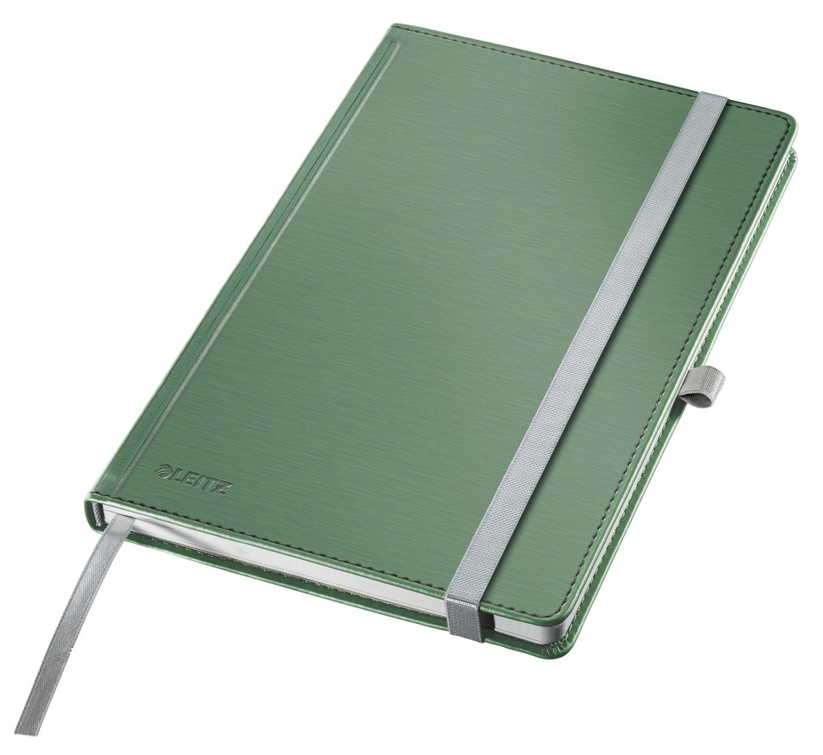Leitz Style notesbog A5 linjeret med hardcover, grøn