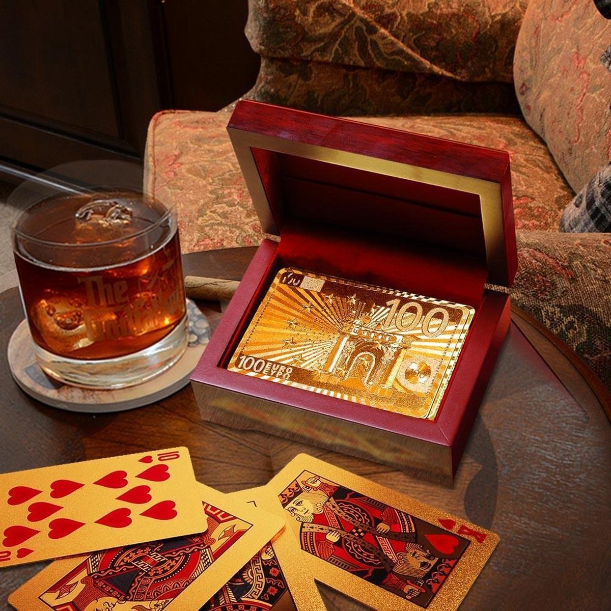 Mikamax Gold Playing Cards Giftbox