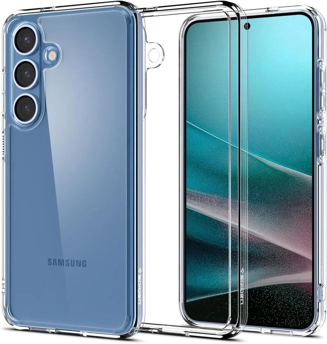 Spigen Ultra Hybrid - crystal clear - Samsung Galaxy S25