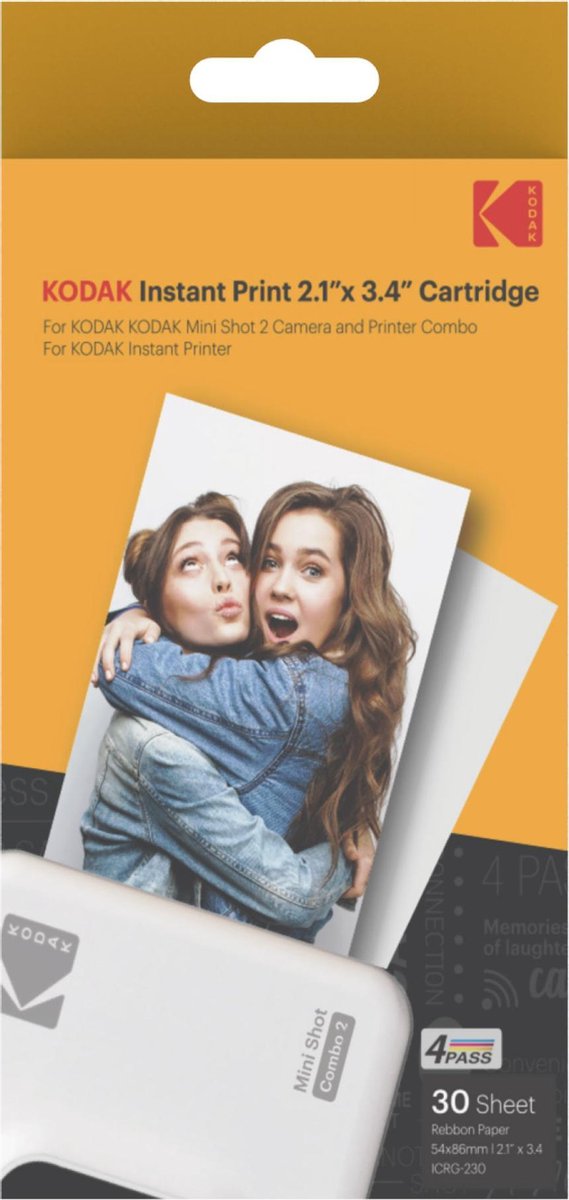 KODAK Cartridge 2.1x3.4'' 30-pack