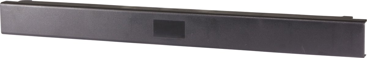 Deltaco 19-8 19" 1U plastic cover patch panel screw-free installation black