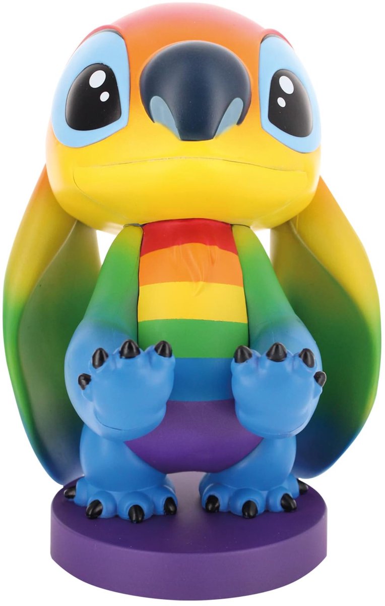 Cable Guys Lilo & Stitch: Rainbow Stitch Original Controller and Phone Holder 21.5cm - Miscellaneous Tilbehør til spillekonsol