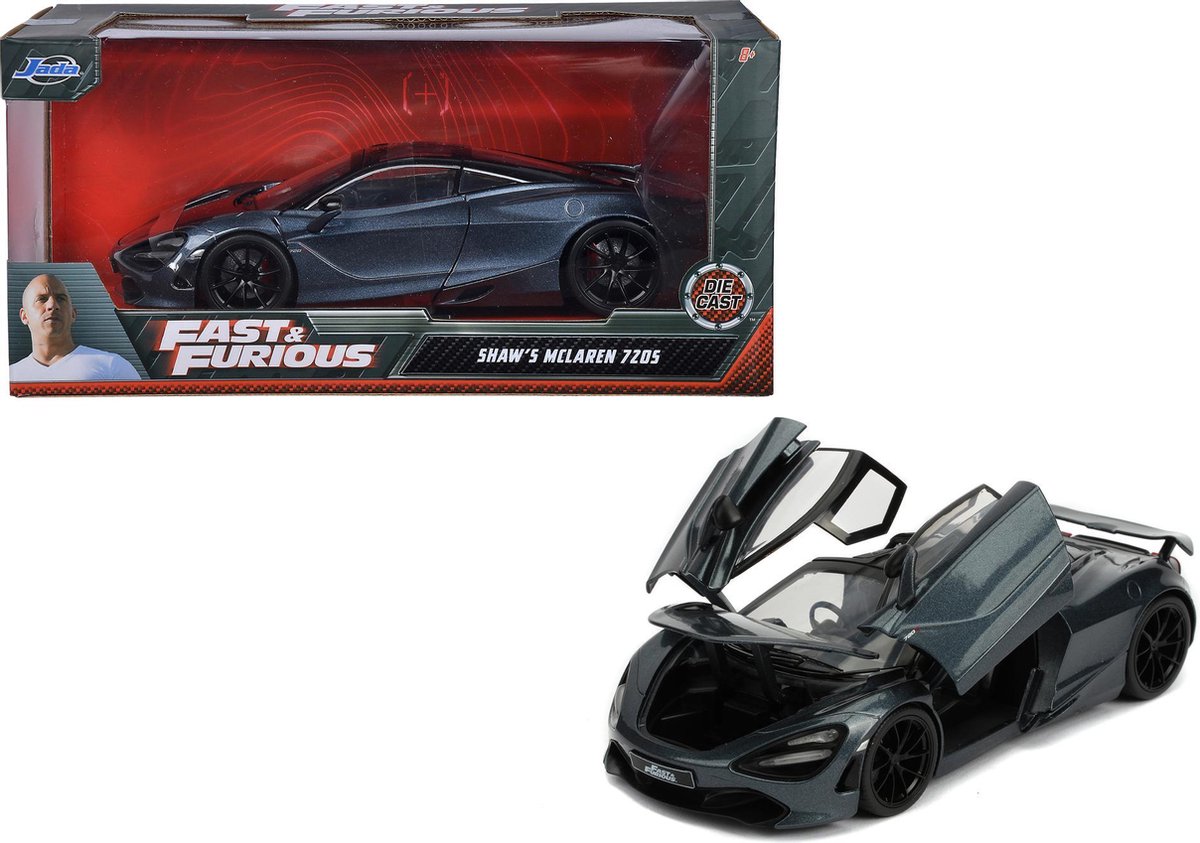 Simba Fast & Furious Die Cast Hobbs & Shaw: Shaws Mclaren 720S 1:24