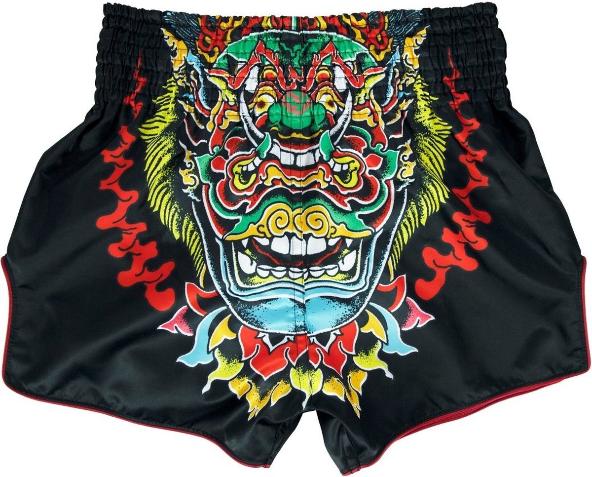Fairtex BS1912 Kabuki Muay Thai Shorts Schwarz XL