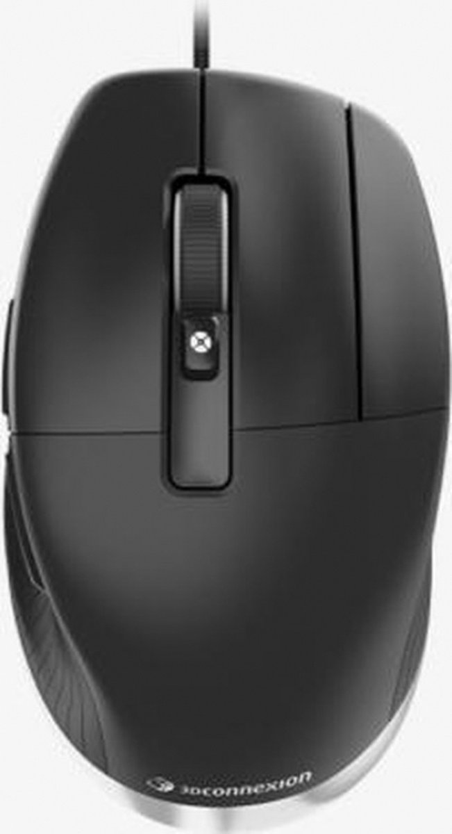 3Dconnexion CadMouse Pro - Mus - Optisk - 7 knapper - Sort