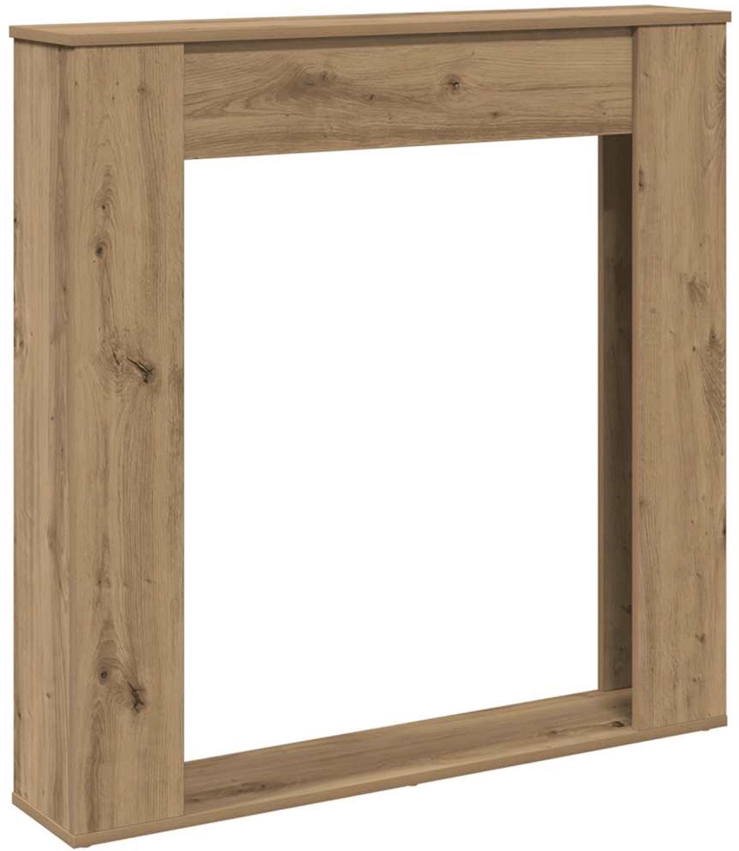 Vidaxl Kaminverkleidung, Artisan-Eiche, 100X20X100 Cm