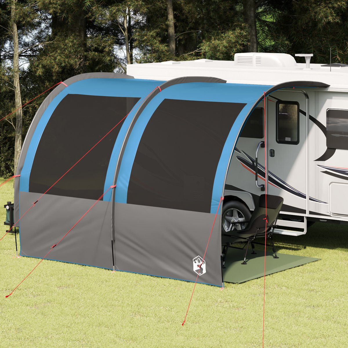 vidaXL Wasserfester Tarp Personen 260 x 350 x 260 cm Wasserdicht