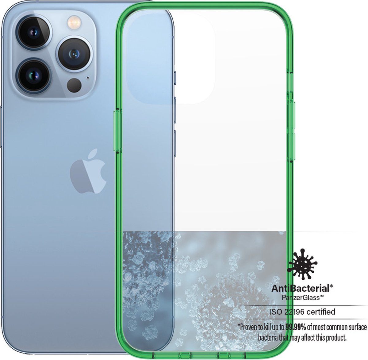 PanzerGlass ClearCaseColor™ Apple iPhone 13 Pro - Lime