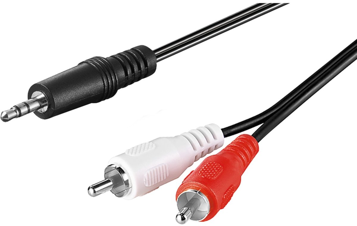 Pro Audio cable AUX adapter 3.5 mm male to stereo RCA male CU