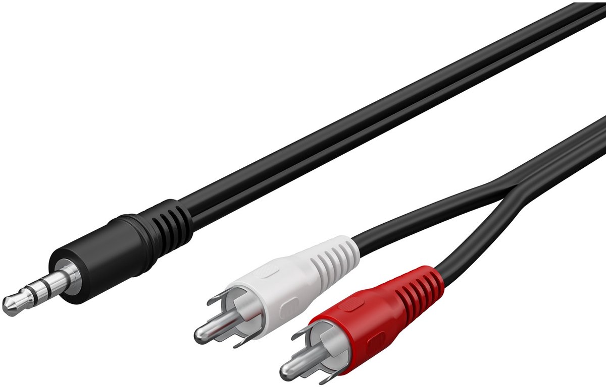 Pro Audio cable AUX adapter 3.5 mm male to stereo RCA male