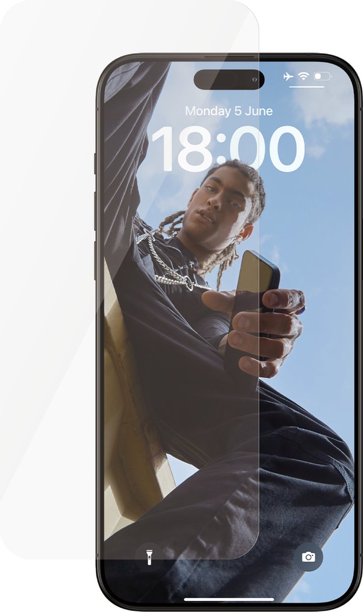 SAFE by PanzerGlass Screen Protector iPhone 15 Pro Max | Ultra-Wide Fit