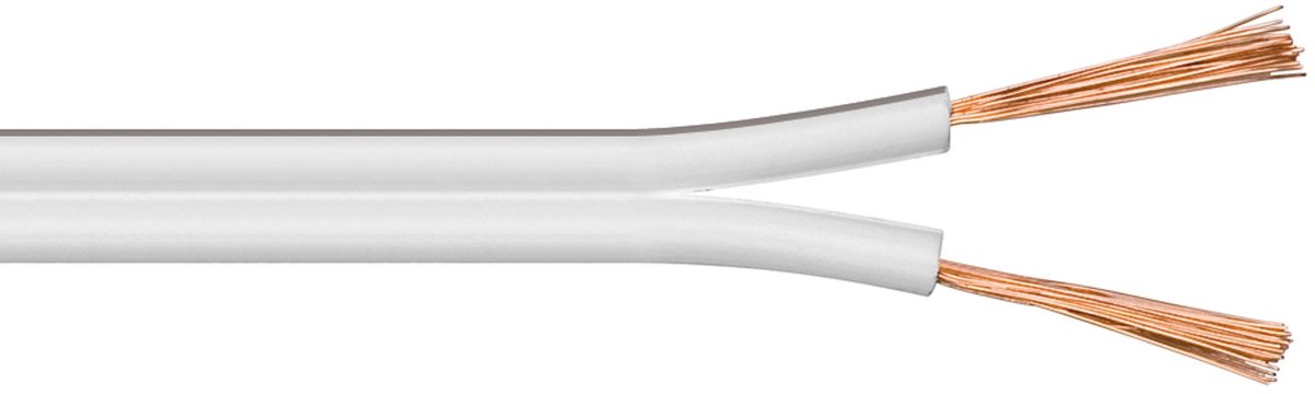 Pro Speaker cable white CCA