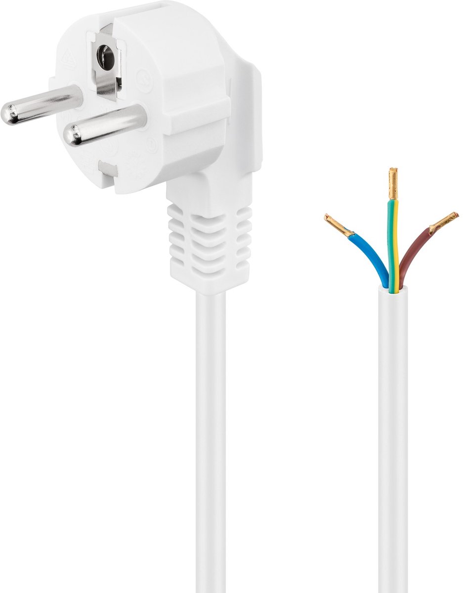Pro Angle Power cable for confectionery 3m white